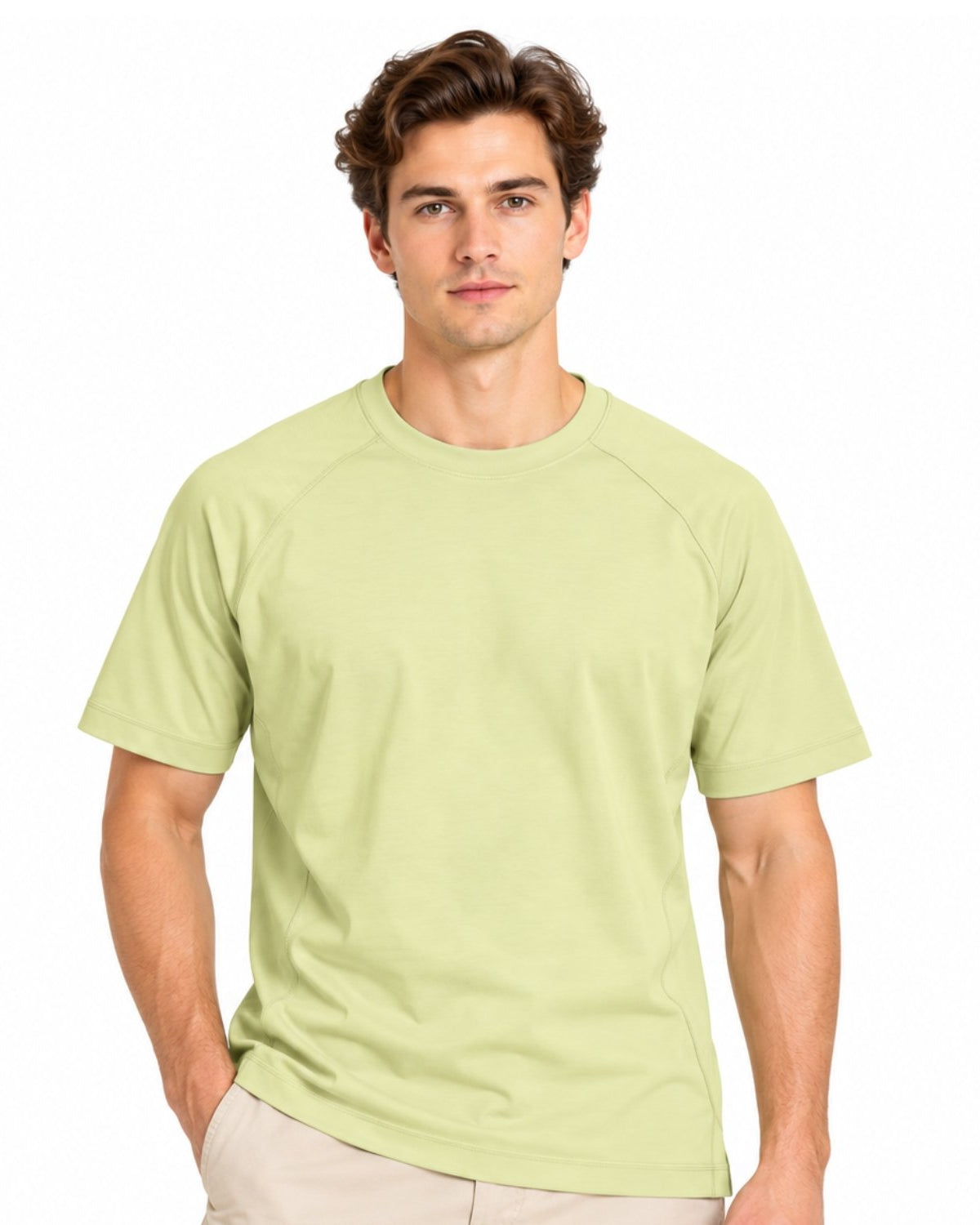 Men's Interlock Relaxed Fit Luxe Touch Mercerized T-Shirt - Image 1