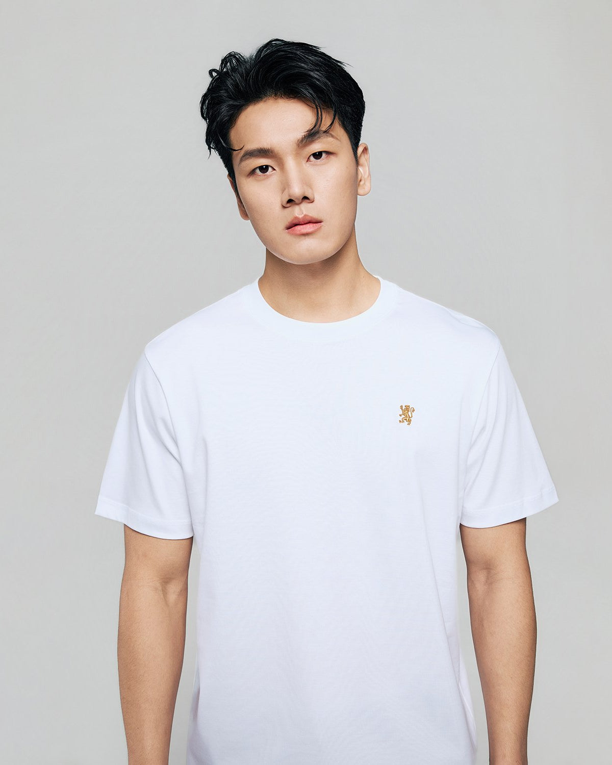 Men Luxe Touch Mercerized Cotton Crew Tee - Image 5