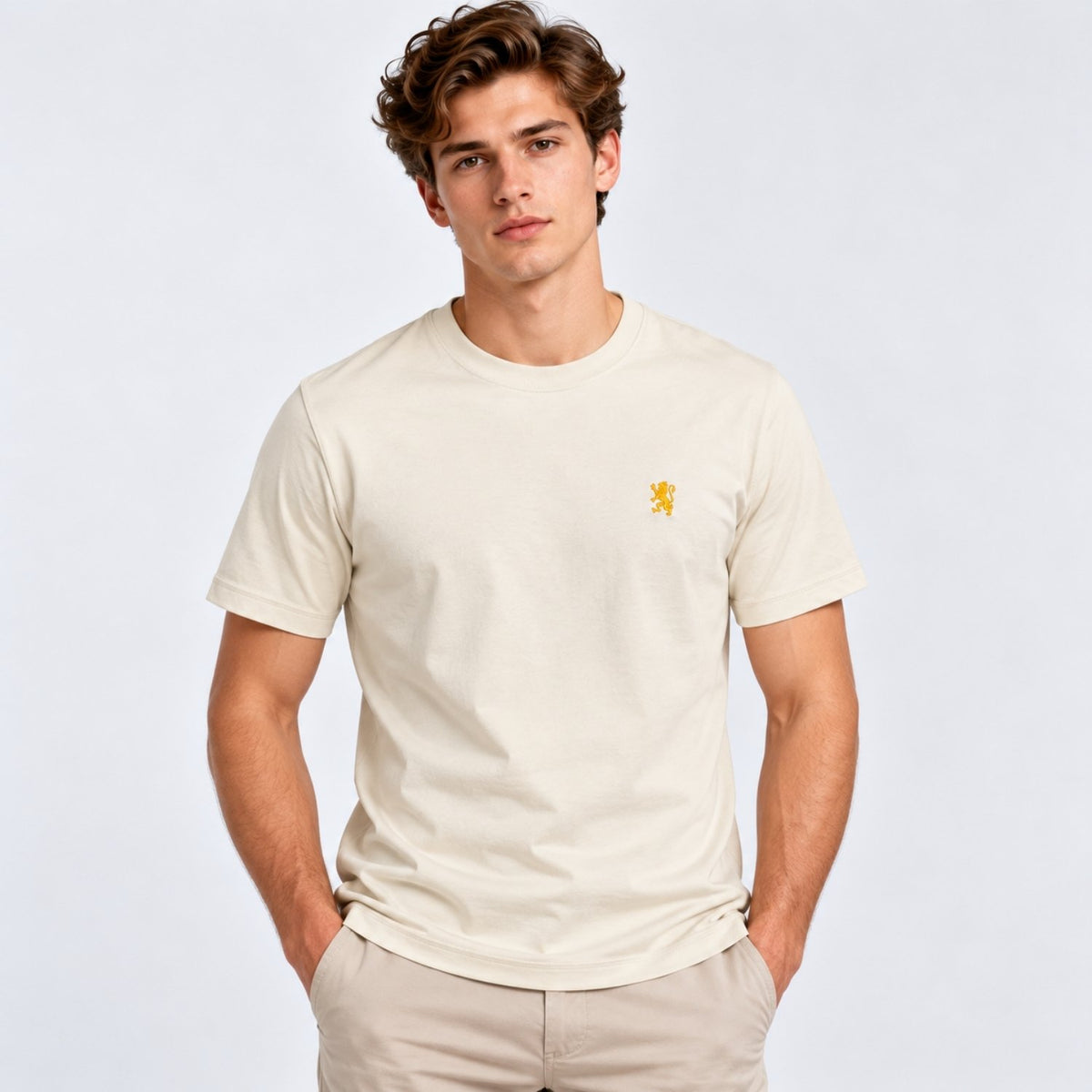 Men's Mercerized Regular Fit T-Shirt - Image 1