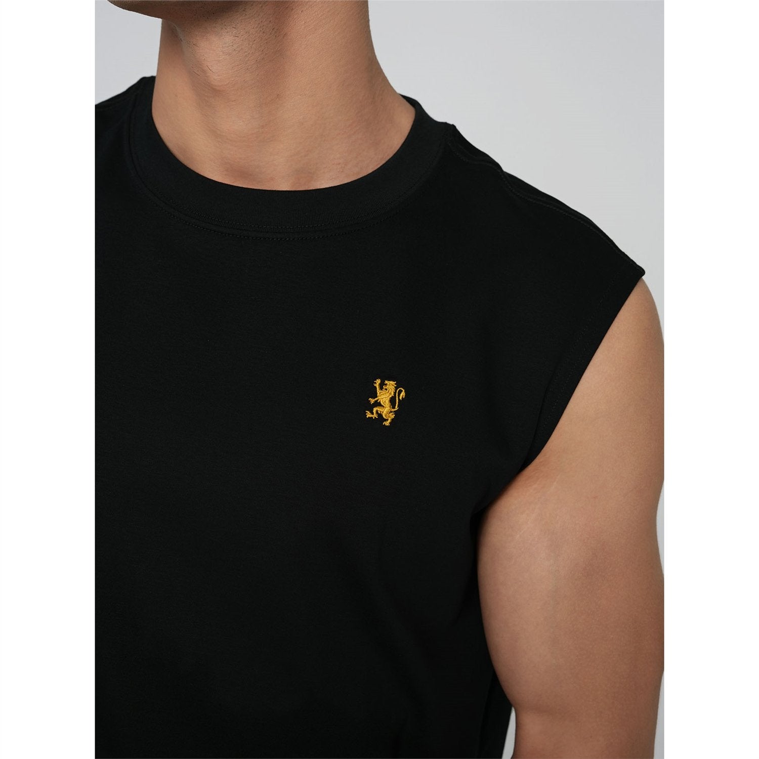 Men's Mercerized Sleeveless Regular Fit Vest - Image 6