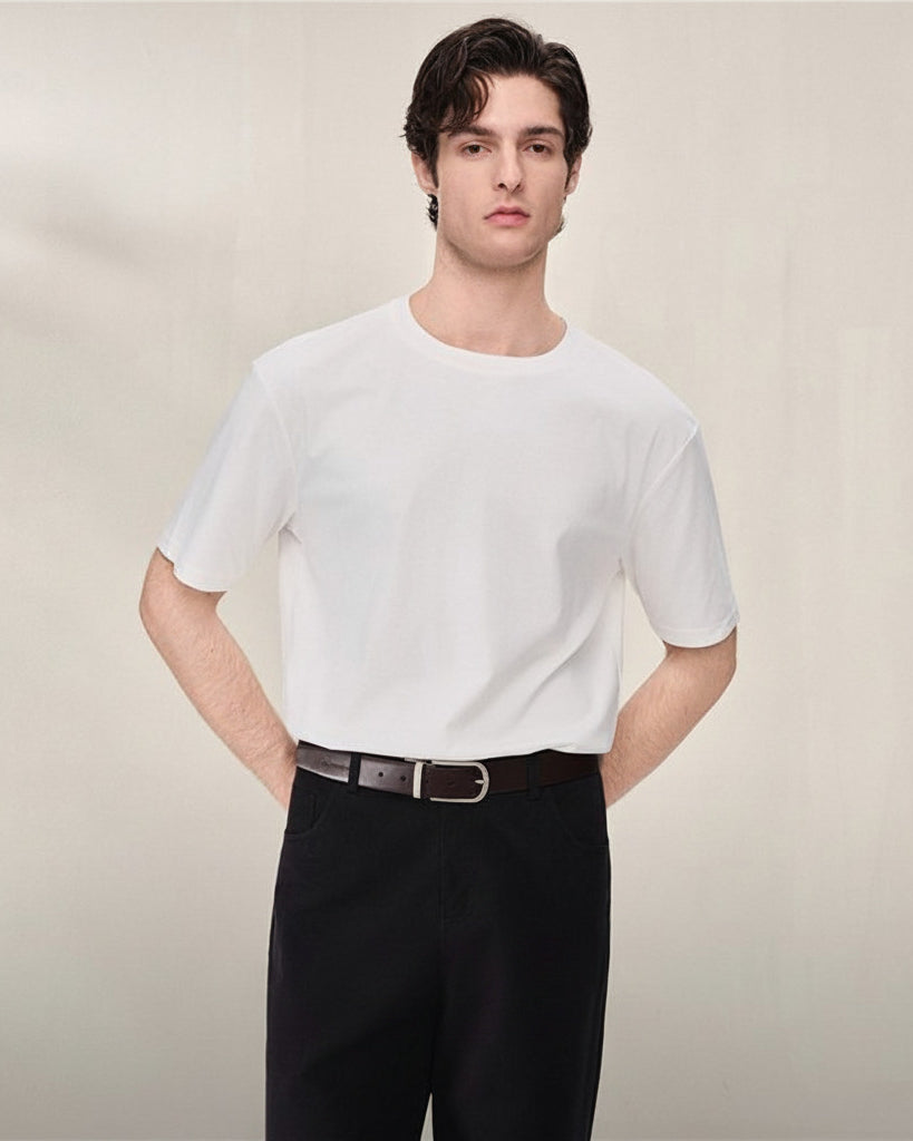 Men's Crew Neck Regular Tee - Image 1