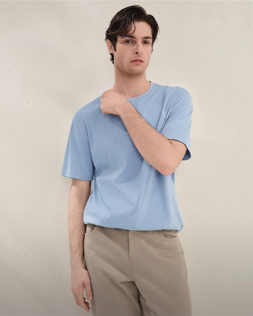 Men's Crew Neck Regular Tee - Image 1