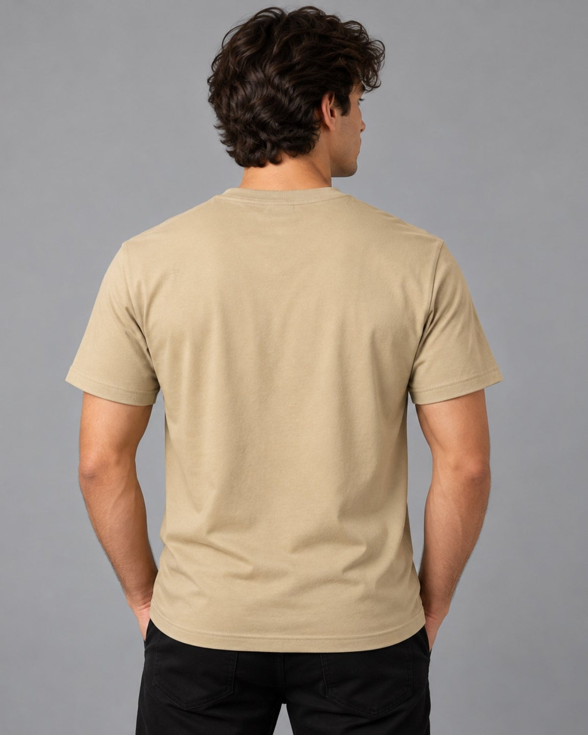 Men's Crew Neck Regular Tee - Image 2