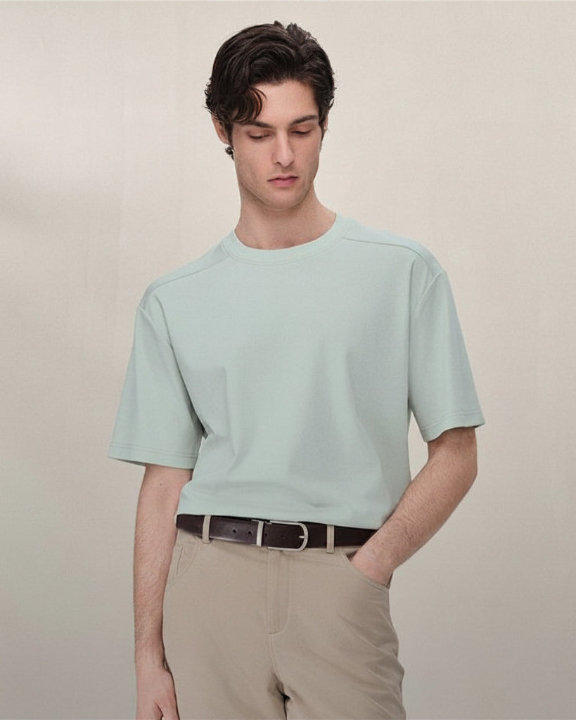 Men's Crew Neck Regular Tee - Image 1
