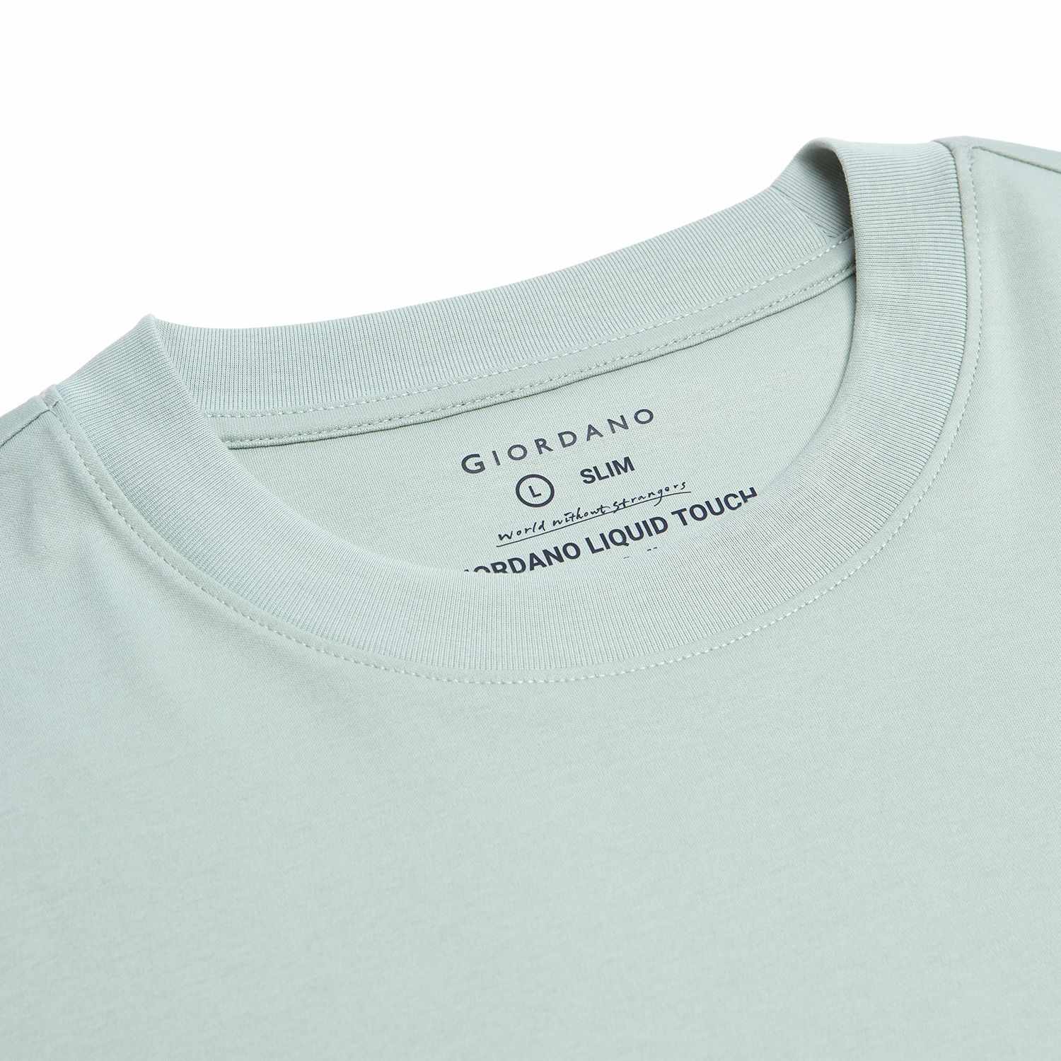 Men's Slim Fit Liquid Touch Cotton Crew Neck Tee - Image 5