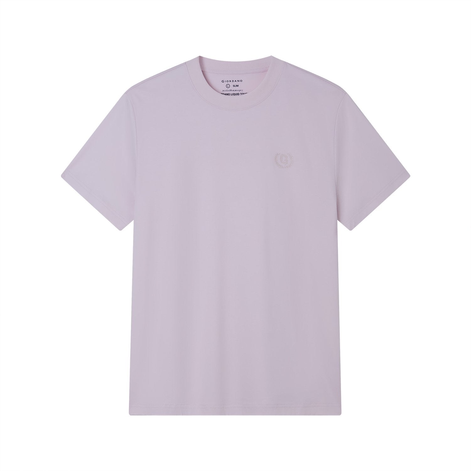 Men's Slim Fit Liquid Touch Cotton Crew Neck Tee - Image 3