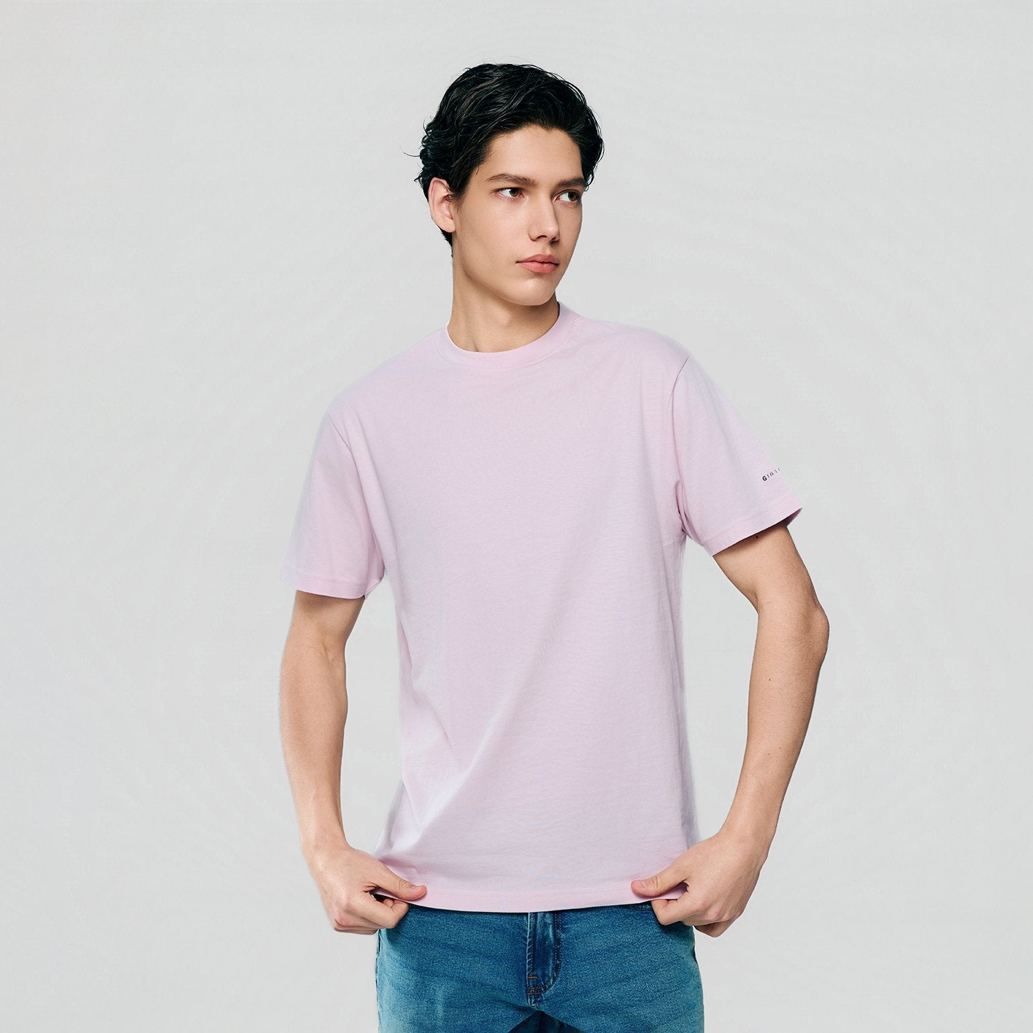 Men's Slim Fit Cotton Crew Neck Tee - Image 4