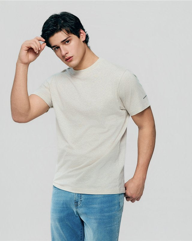 Men's Cotton Jersey Crew Neck T-Shirt - Image 4