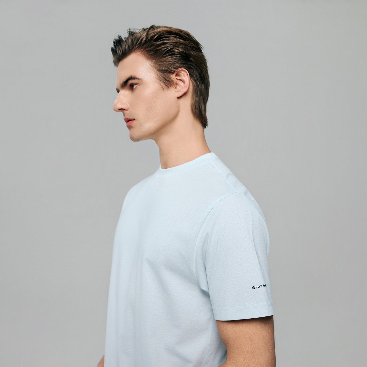 Men's Slim Fit Cotton Crew Neck Tee - Image 5
