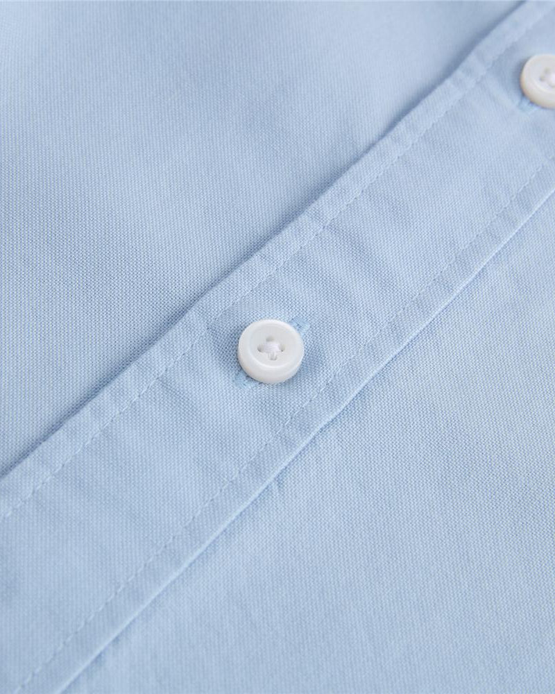 Men's Relaxed Fit Lyocell-Cotton Embroidered Shirt - Image 7