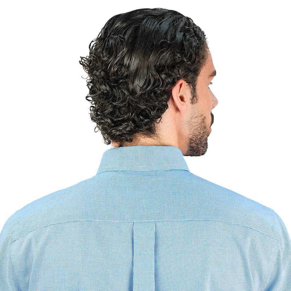 Men's Wrinkle Free Oxford Long Sleeve Shirt - Image 6
