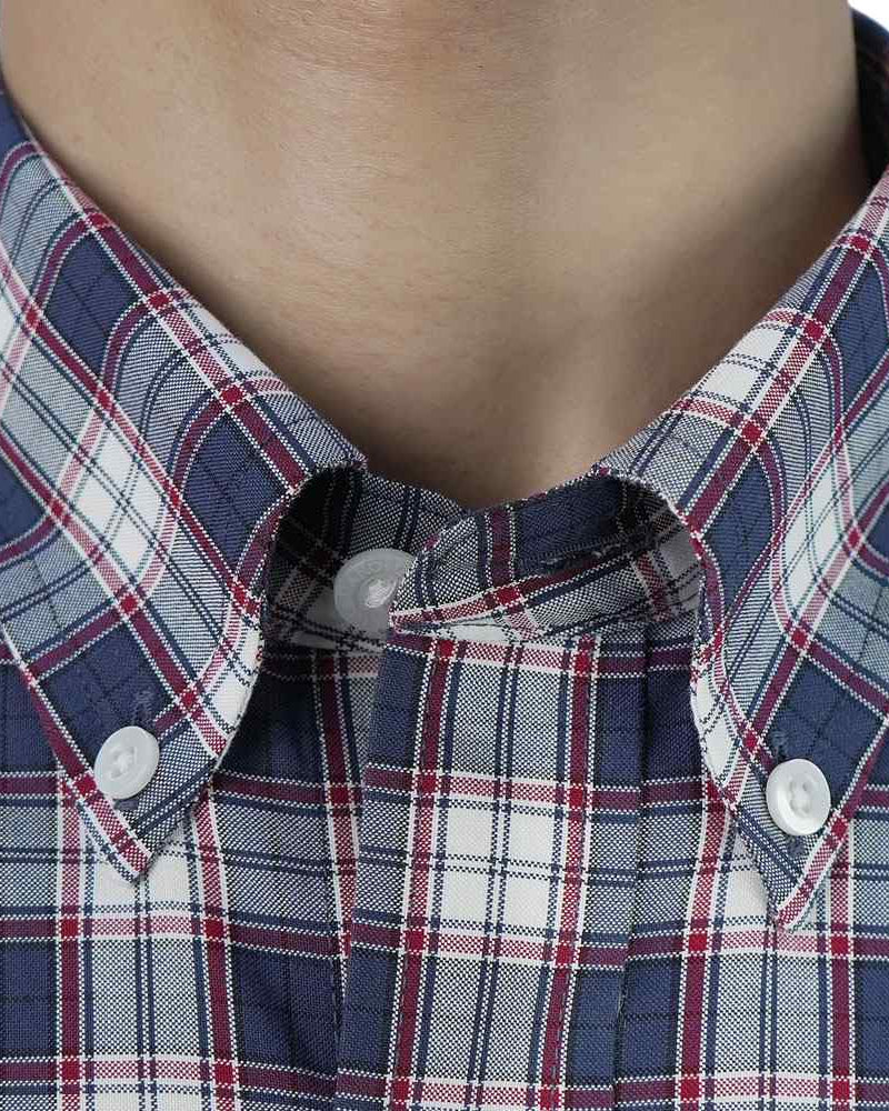 Men's Wrinkle Free Oxford Long Sleeve Shirt - Image 3