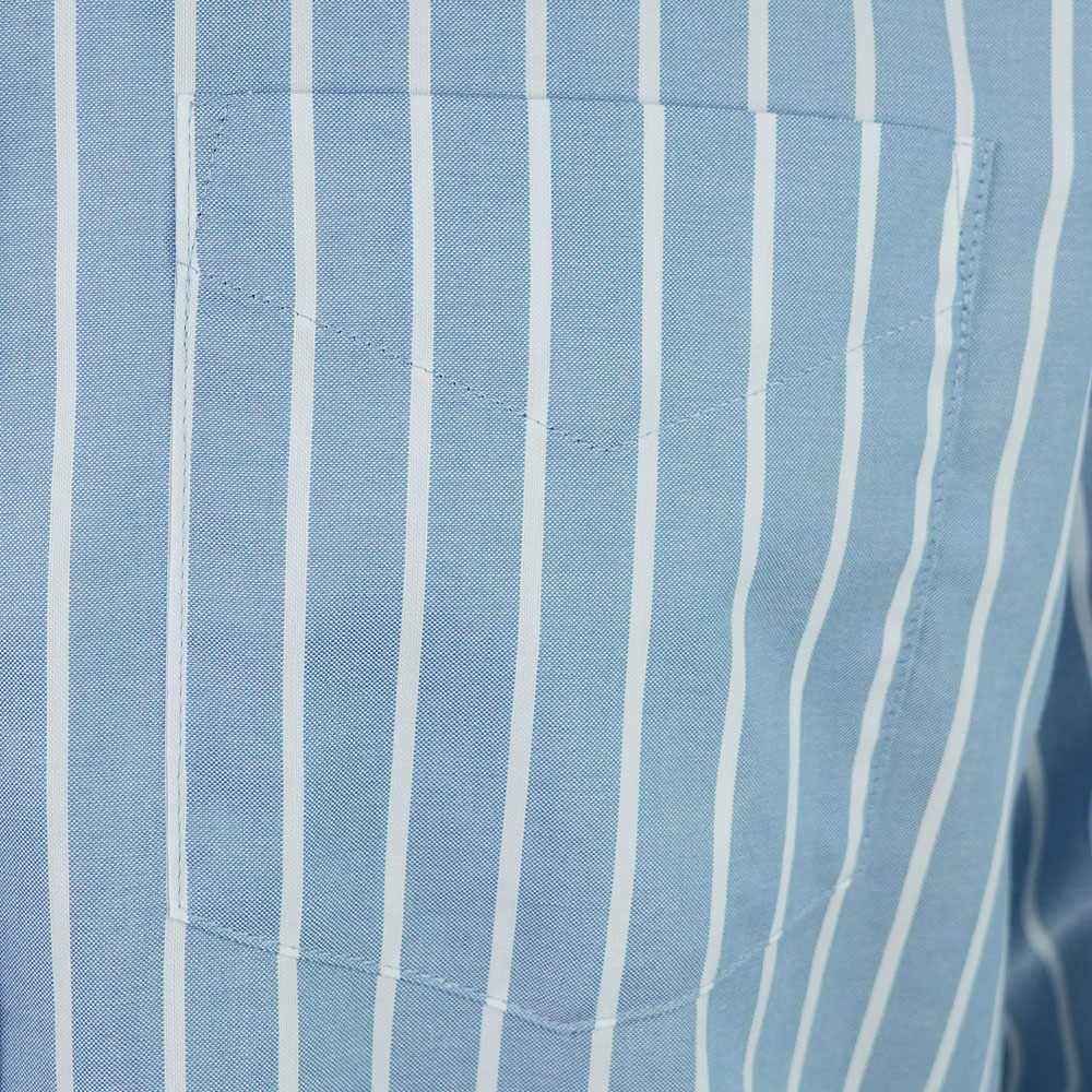 Men's Wrinkle Free Oxford Long Sleeve Shirt - Image 4