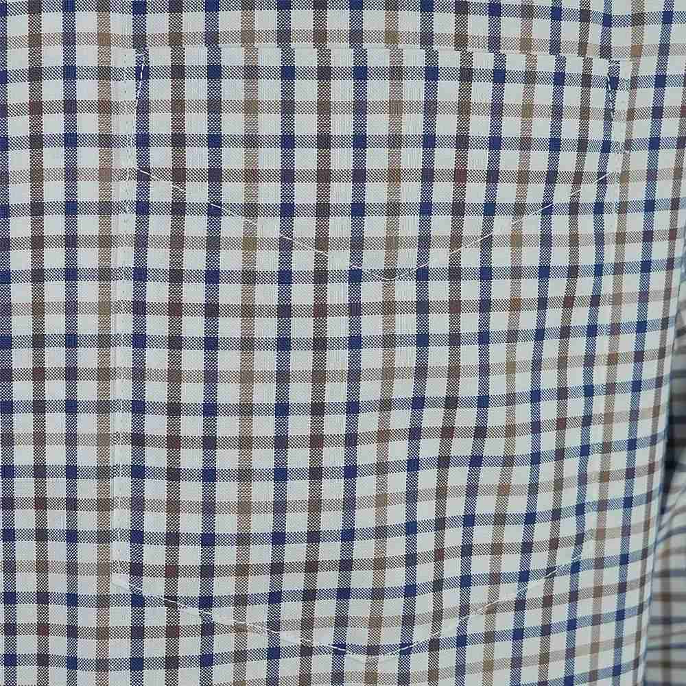 Men's Wrinkle Free Oxford Long Sleeve Shirt - Image 4