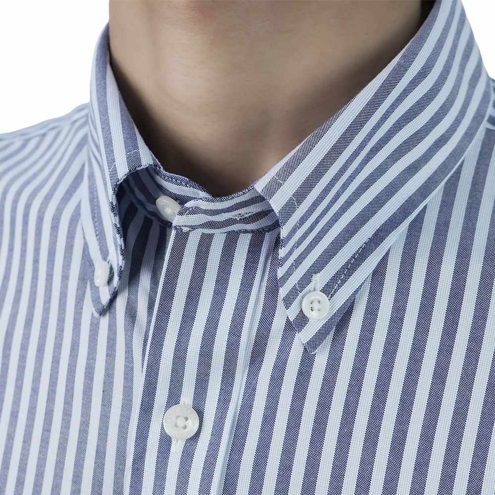 Men's Wrinkle Free Oxford Long Sleeve Shirt - Image 3