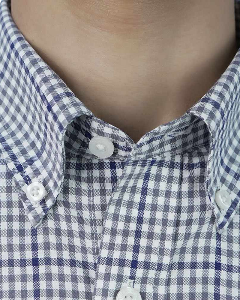 Men's Wrinkle Free Oxford Long Sleeve Shirt - Image 3