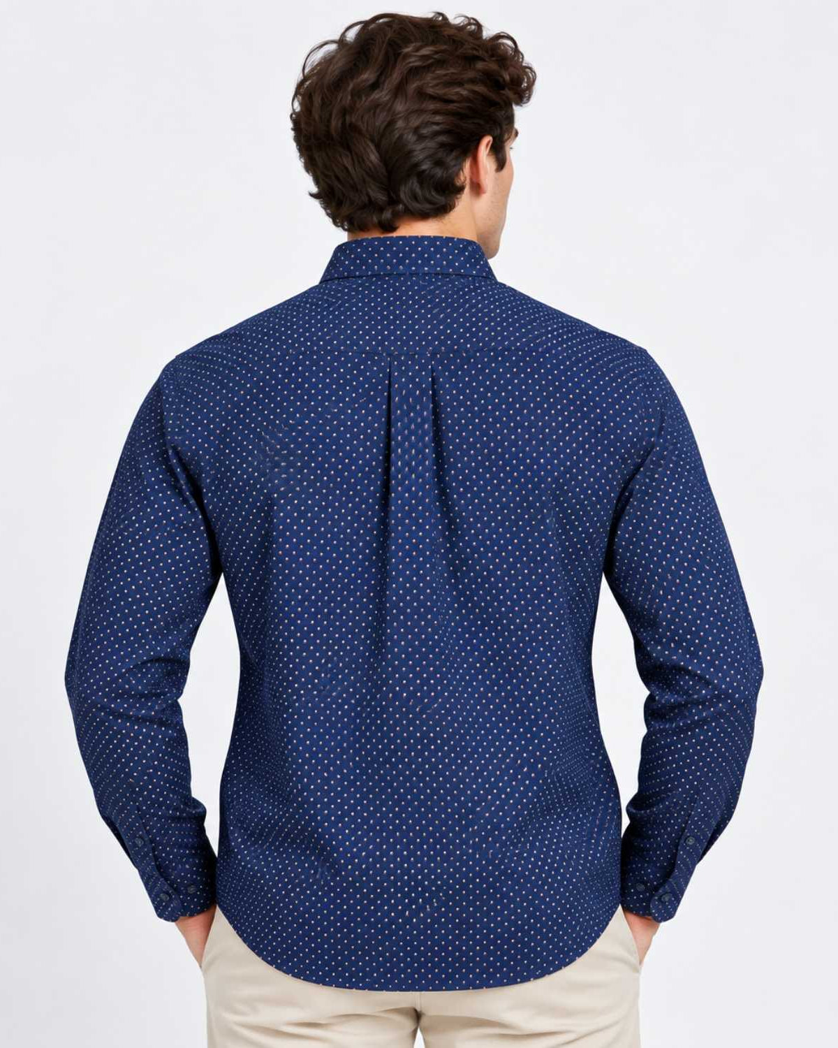 Men's Cotton Oxford Slim Fit Shirt - Image 2
