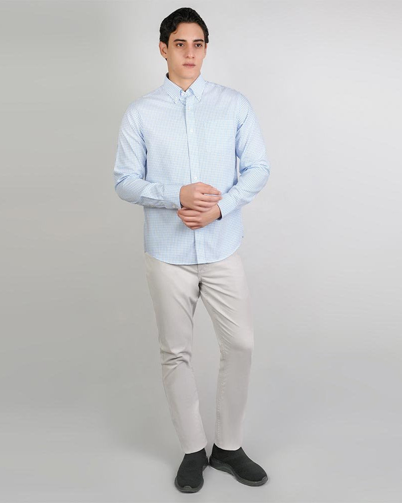 Men's Cotton Oxford Regular Fit Wrinkle Free Shirt - Image 2
