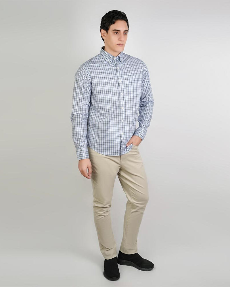 Men's Cotton Oxford Regular Fit Wrinkle Free Shirt - Image 2