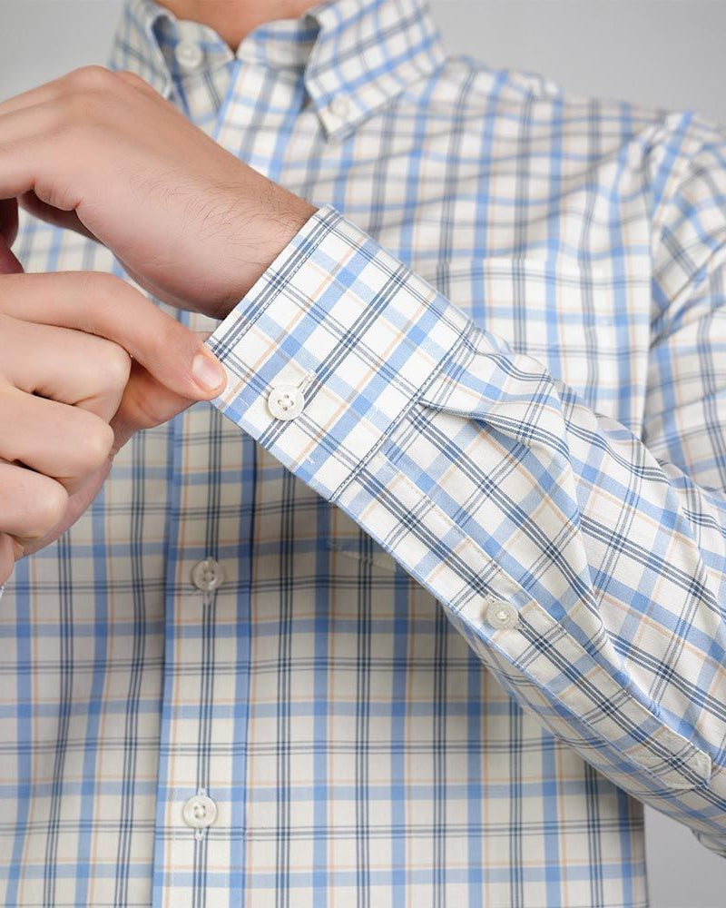 Men's Cotton Oxford Regular Fit Wrinkle Free Shirt - Image 5