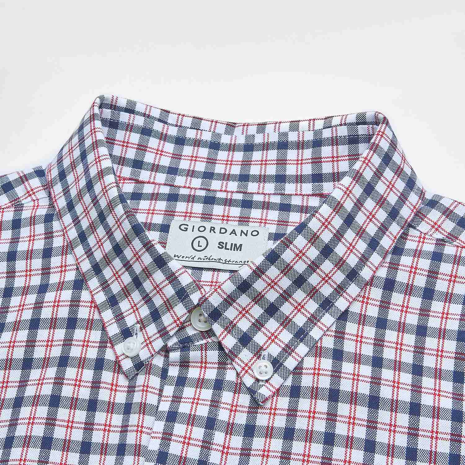 Men's Lion Oxford Slim Long Sleeve Shirt - Image 8