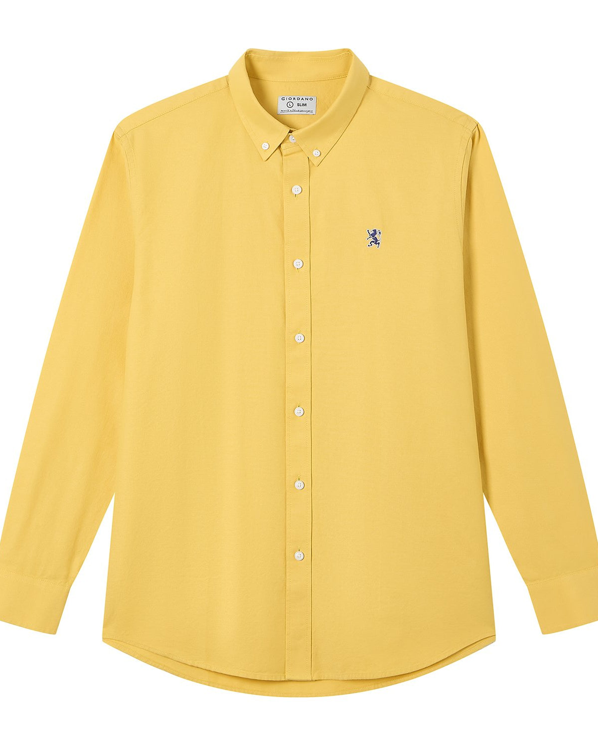 Men's Lion Oxford Slim Long Sleeve Shirt - Image 1