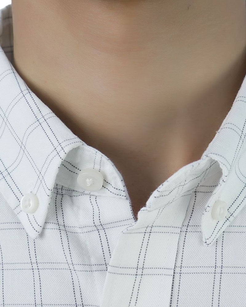 Men's Lion Oxford Slim Long Sleeve Shirt - Image 3