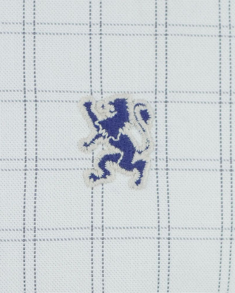 Men's Lion Oxford Slim Long Sleeve Shirt - Image 4