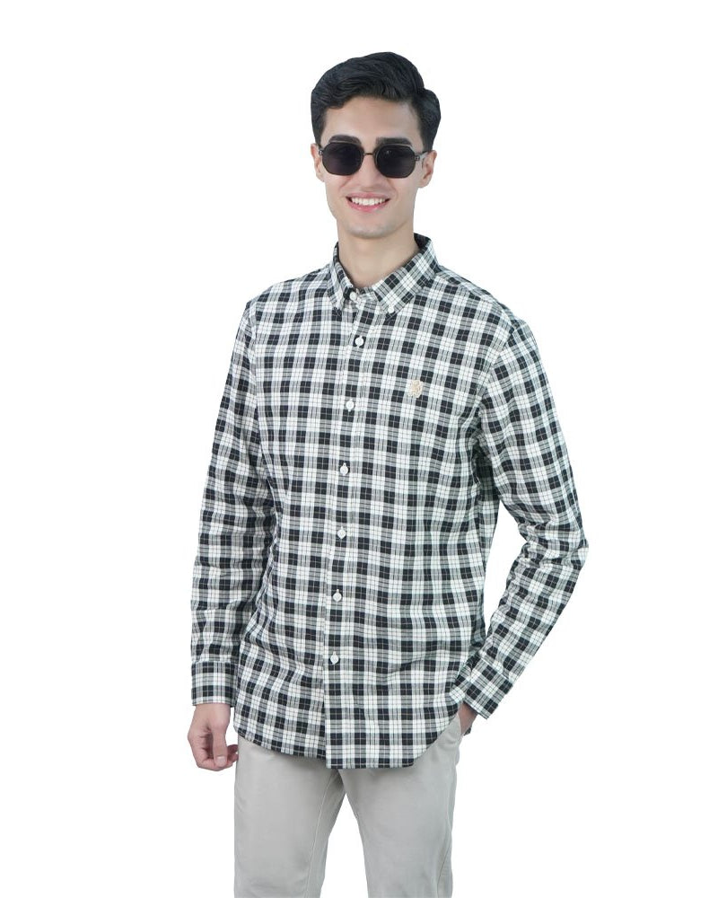 Men's Lion Oxford Slim Long Sleeve Shirt - Image 1