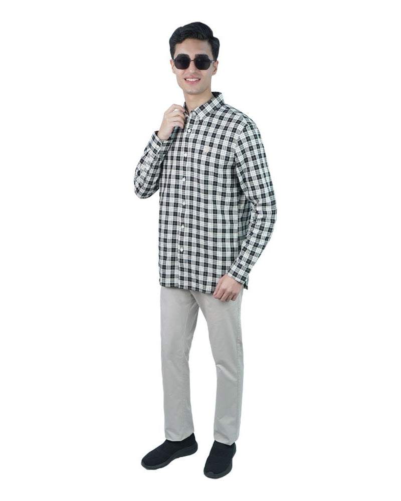 Men's Lion Oxford Slim Long Sleeve Shirt - Image 2
