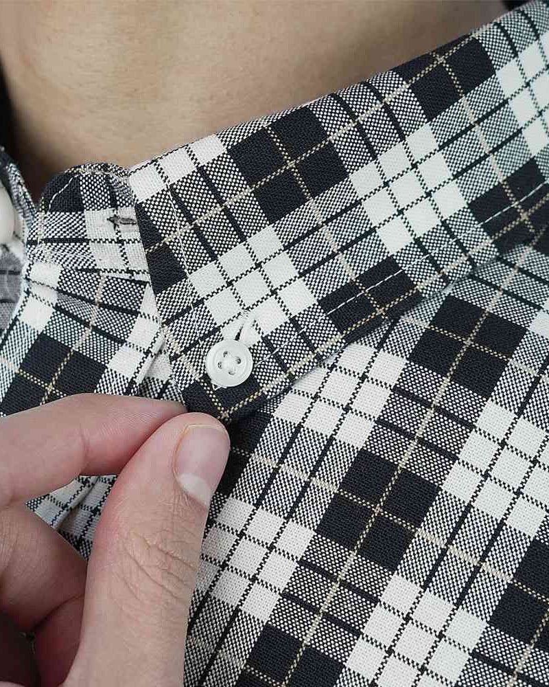 Men's Lion Oxford Slim Long Sleeve Shirt - Image 3