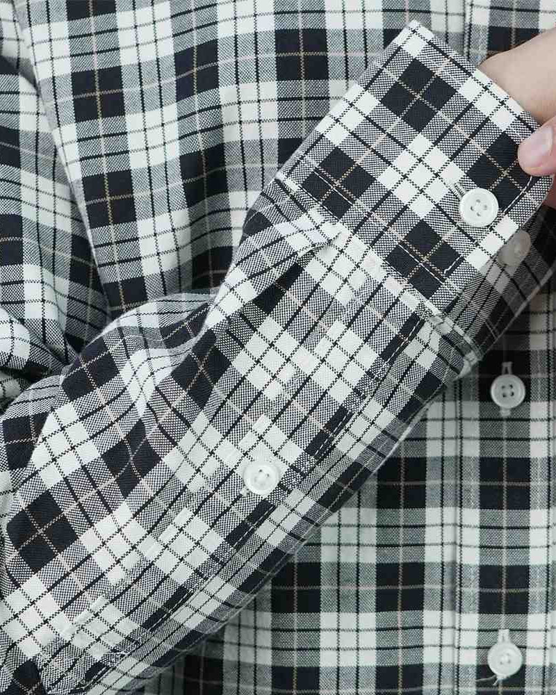 Men's Lion Oxford Slim Long Sleeve Shirt - Image 5