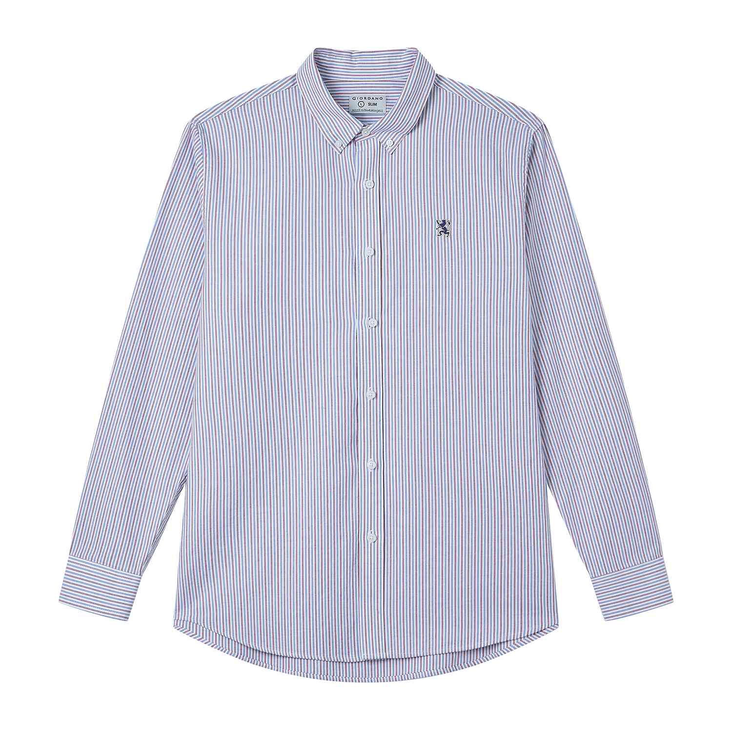 Men's Lion Oxford Slim Long Sleeve Shirt - Image 6