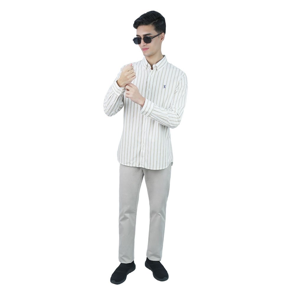 Men's Lion Oxford Slim Long Sleeve Shirt - Image 2