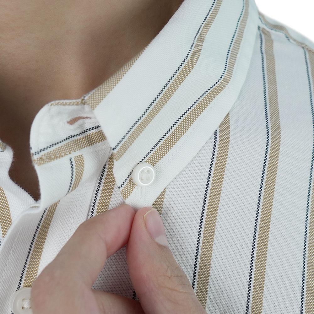 Men's Lion Oxford Slim Long Sleeve Shirt - Image 3