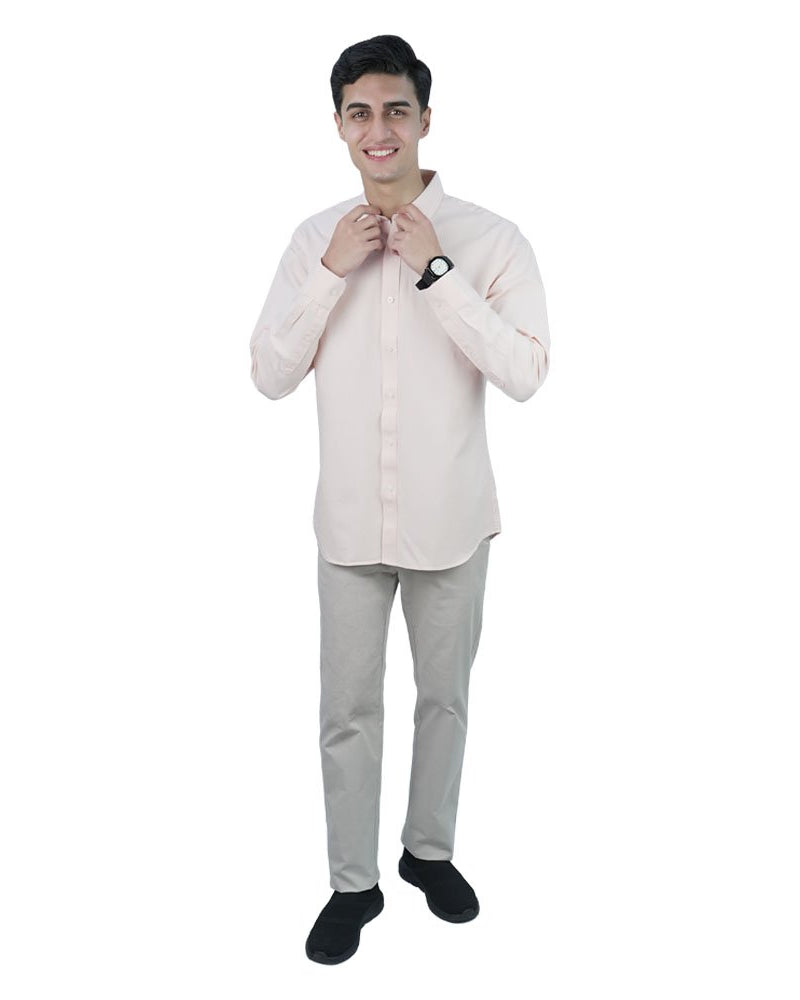 Men's Lion Oxford Slim Long Sleeve Shirt - Image 2