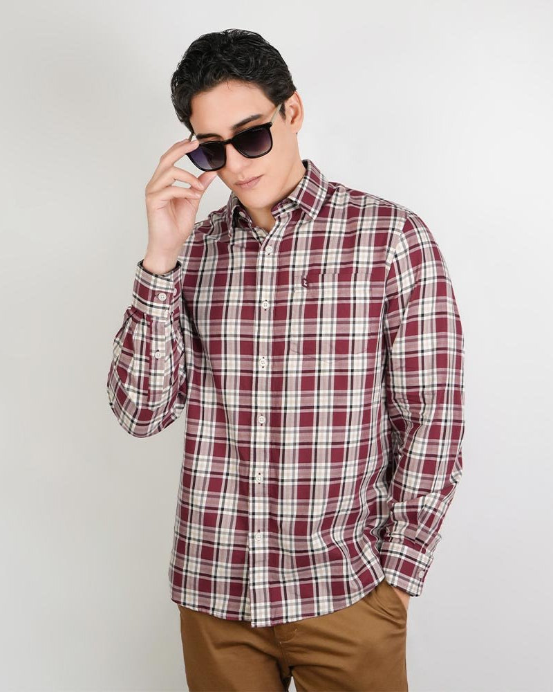 Men's Cotton Twill Relaxed Fit Shirt - Image 1