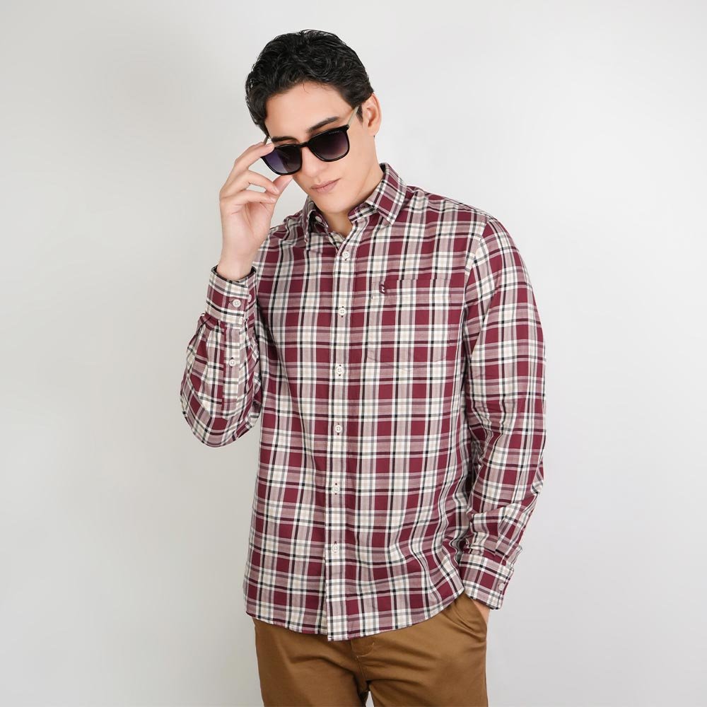 Men's Cotton Twill Relaxed Fit Shirt - Image 1