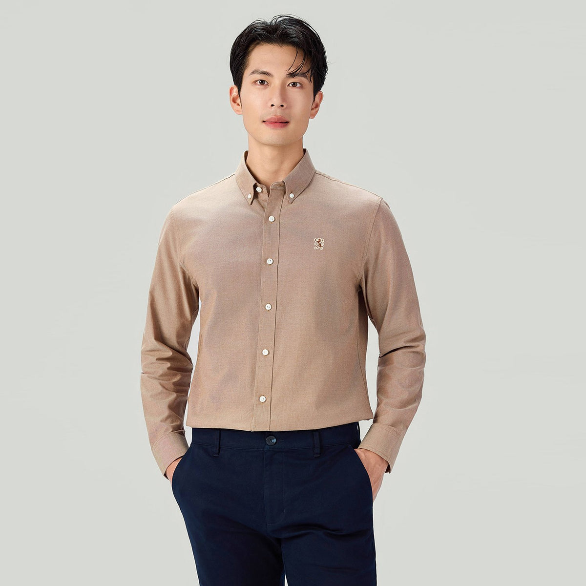 Men's Oxford Slim Fit Shirt - Image 5