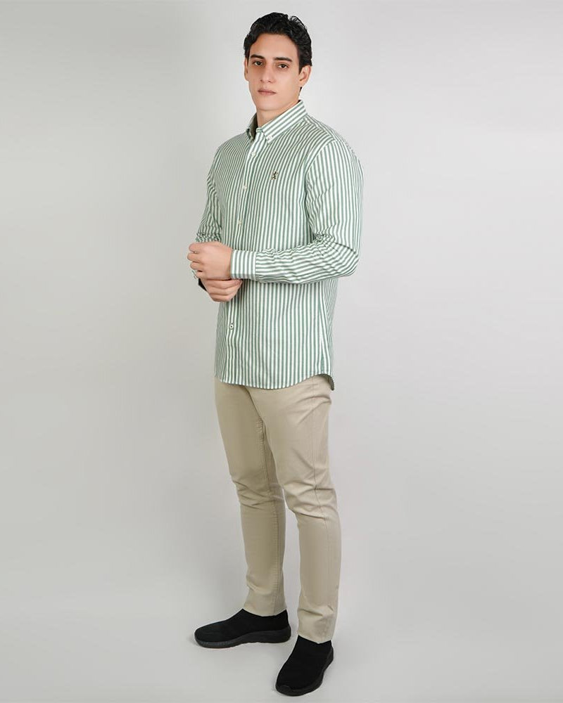 Men's Oxford Slim Fit Shirt - Image 2