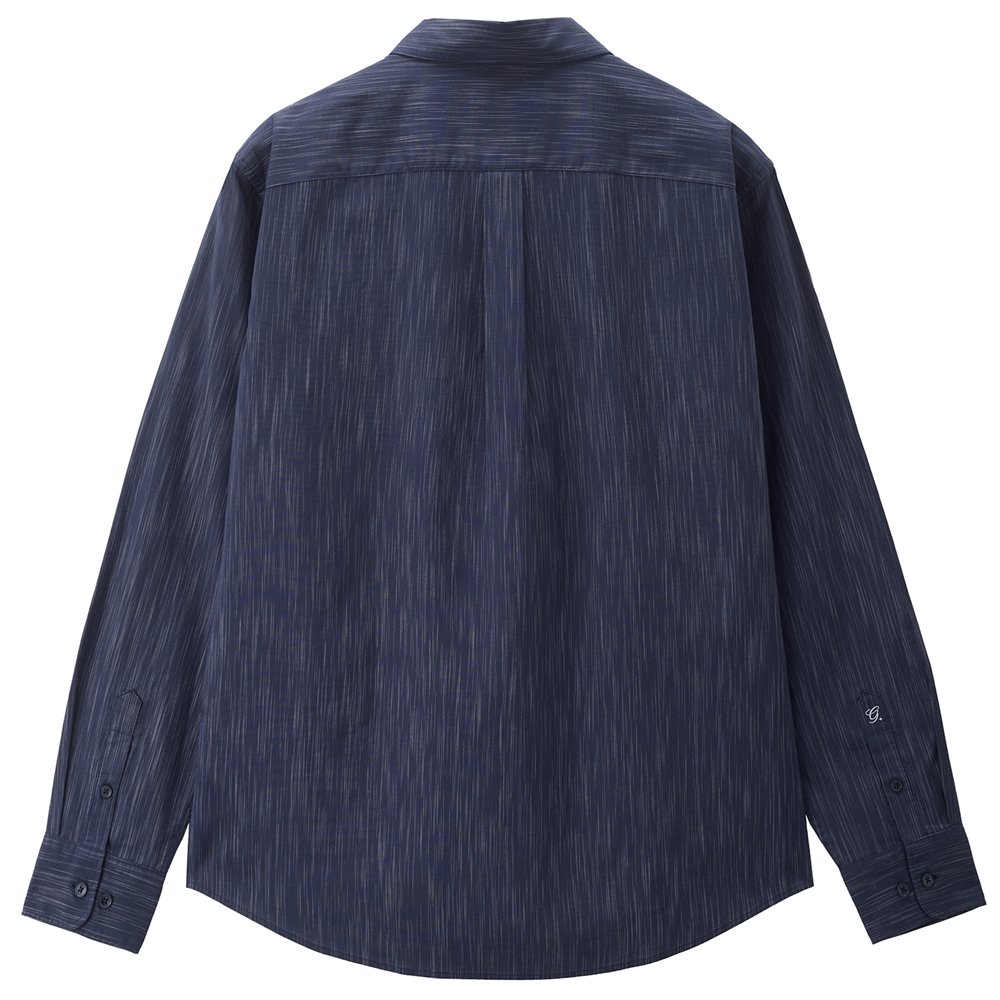 Men's Slim Fit Front Garment Washed Shirt - Image 4