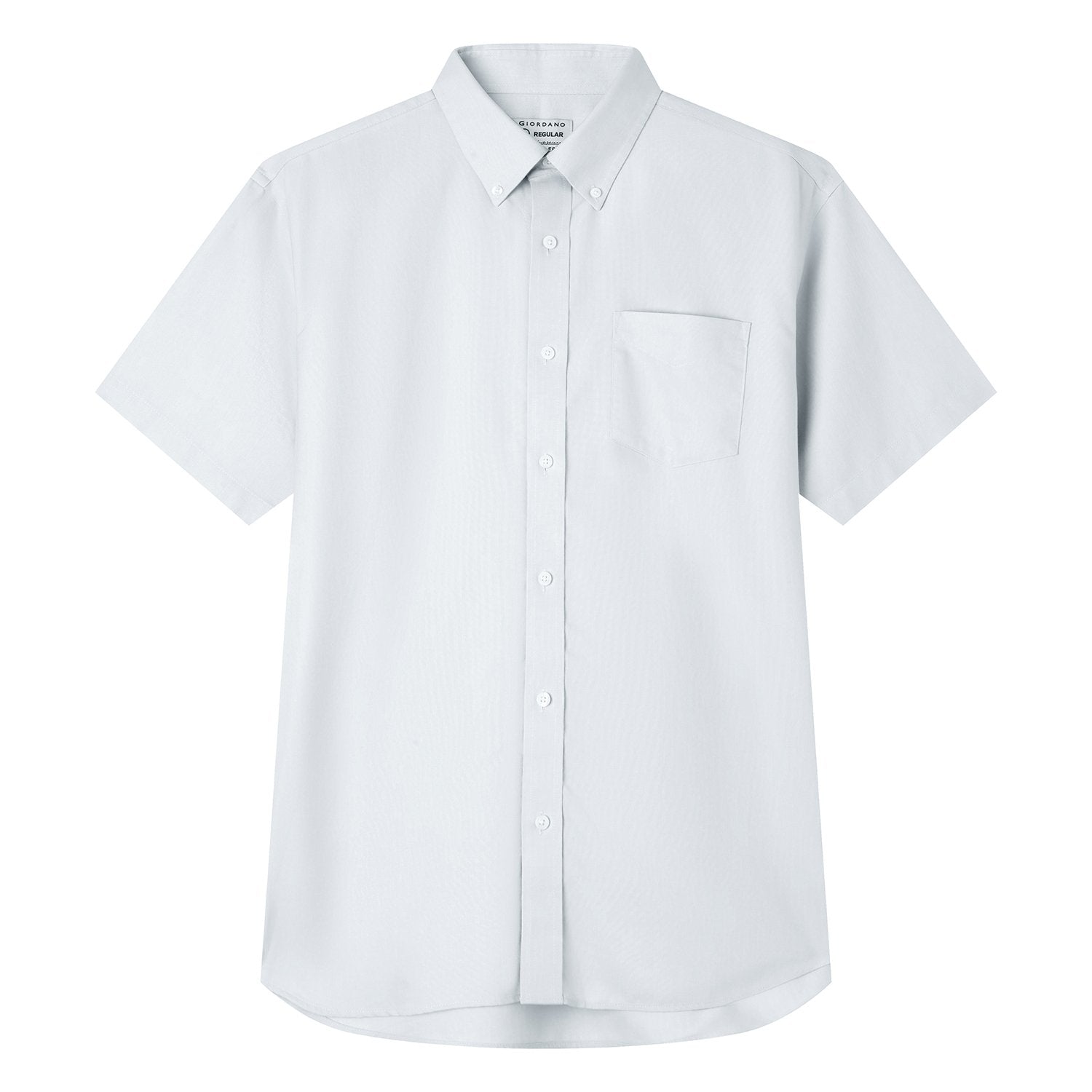 Men's Wrinkle Free Oxford Short Sleeve Shirt - Image 6