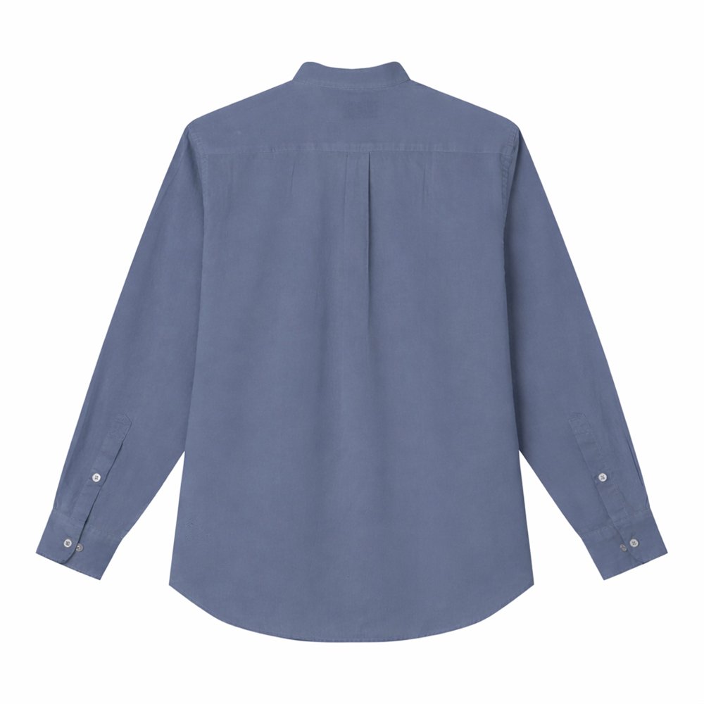 Men's Linen Cotton Poplin Shirt - Image 2