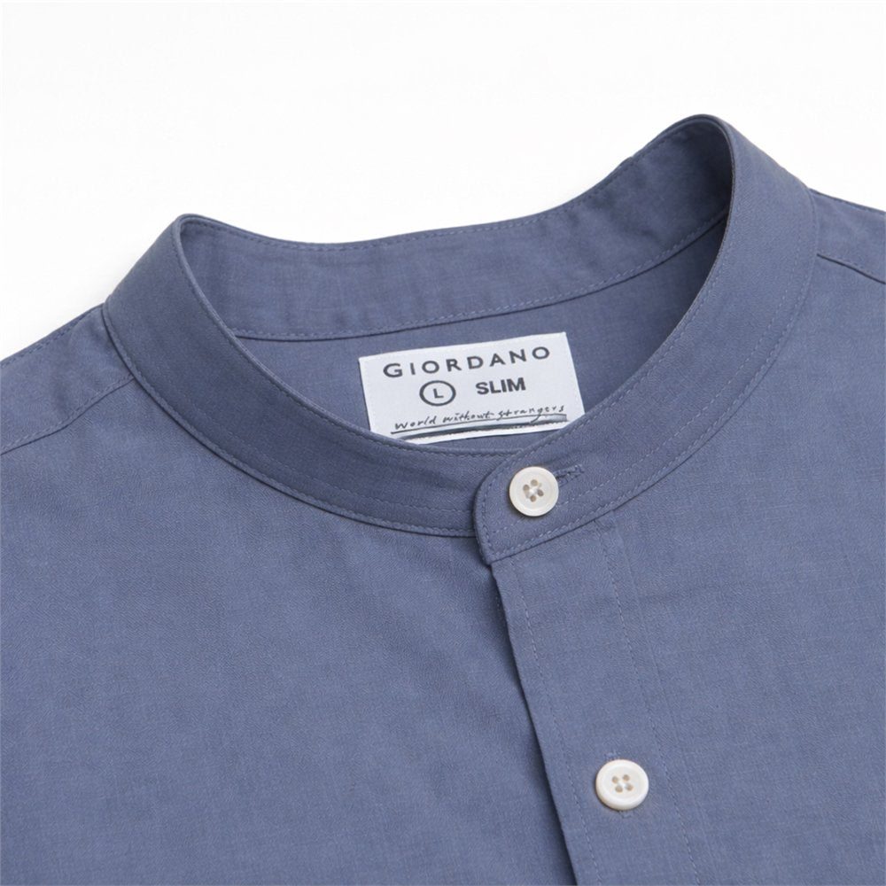 Men's Linen Cotton Poplin Shirt - Image 3