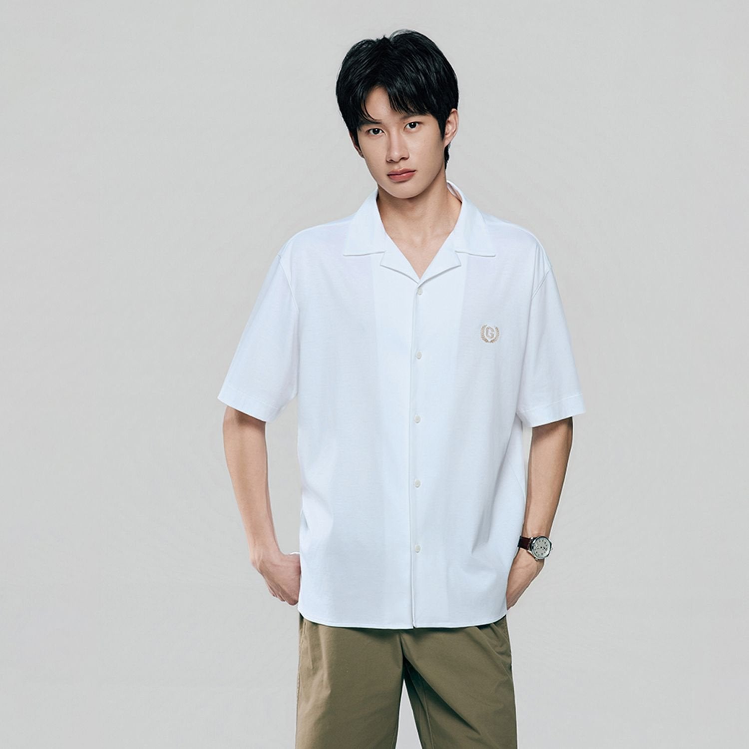 Men's Short Sleeve Relaxed Fit Shirt - Image 8