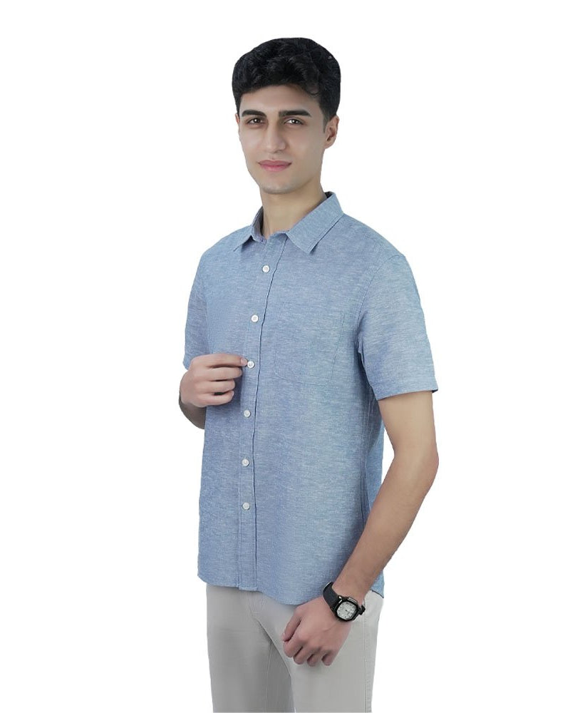 Men's Linen Cotton Shirt - Image 1