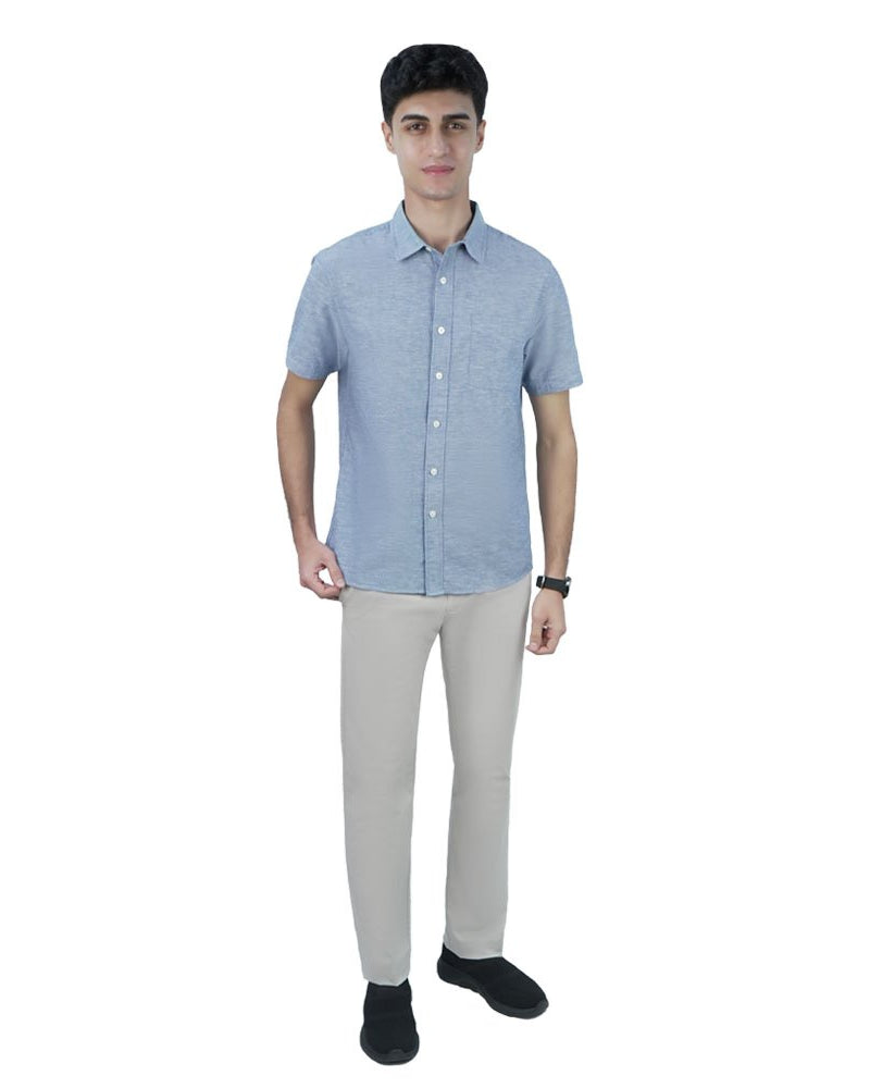 Men's Linen Cotton Shirt - Image 2