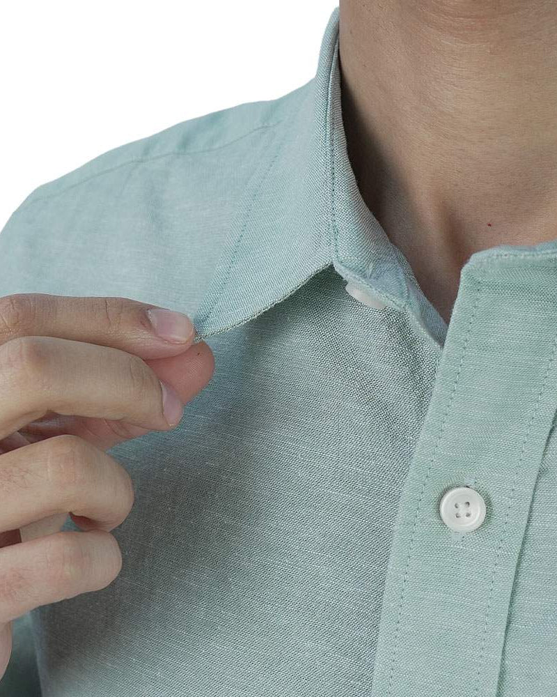 Men's Linen Cotton Shirt - Image 3