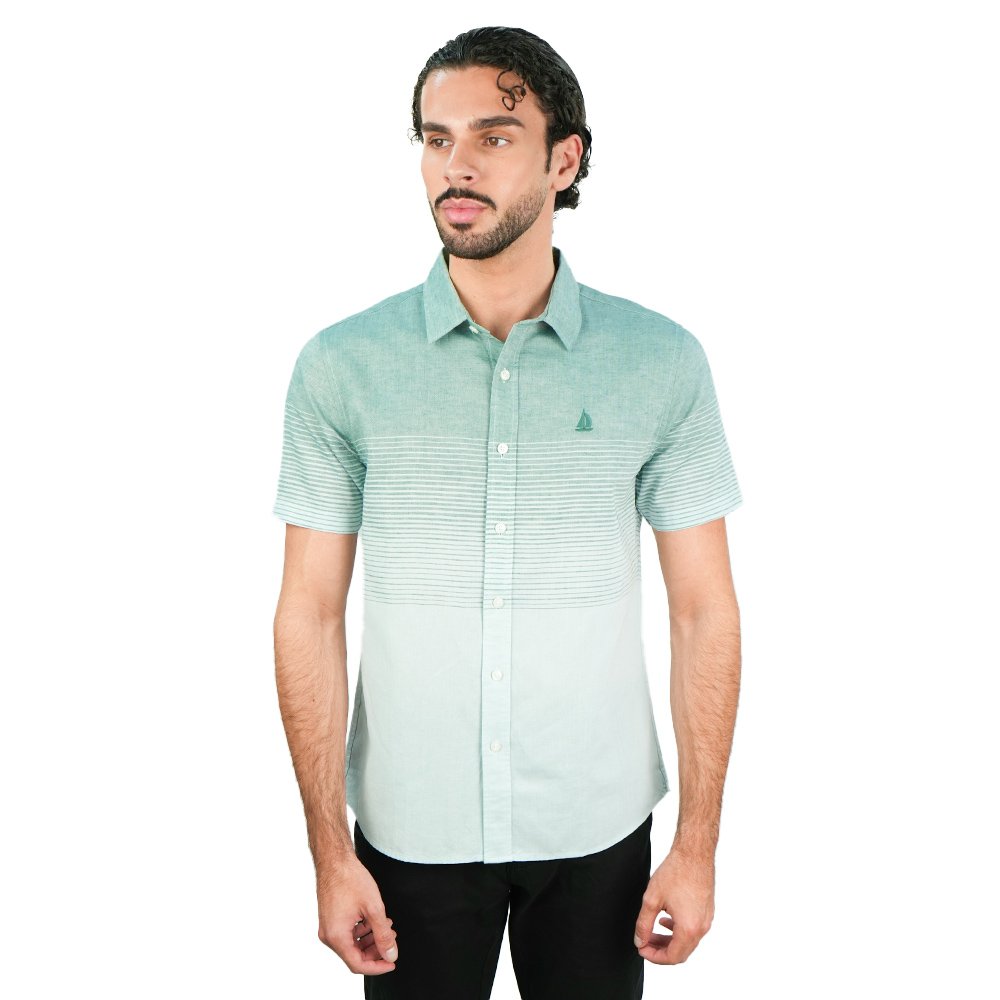 Men's Half Sleeve Linen Shirt - Image 1