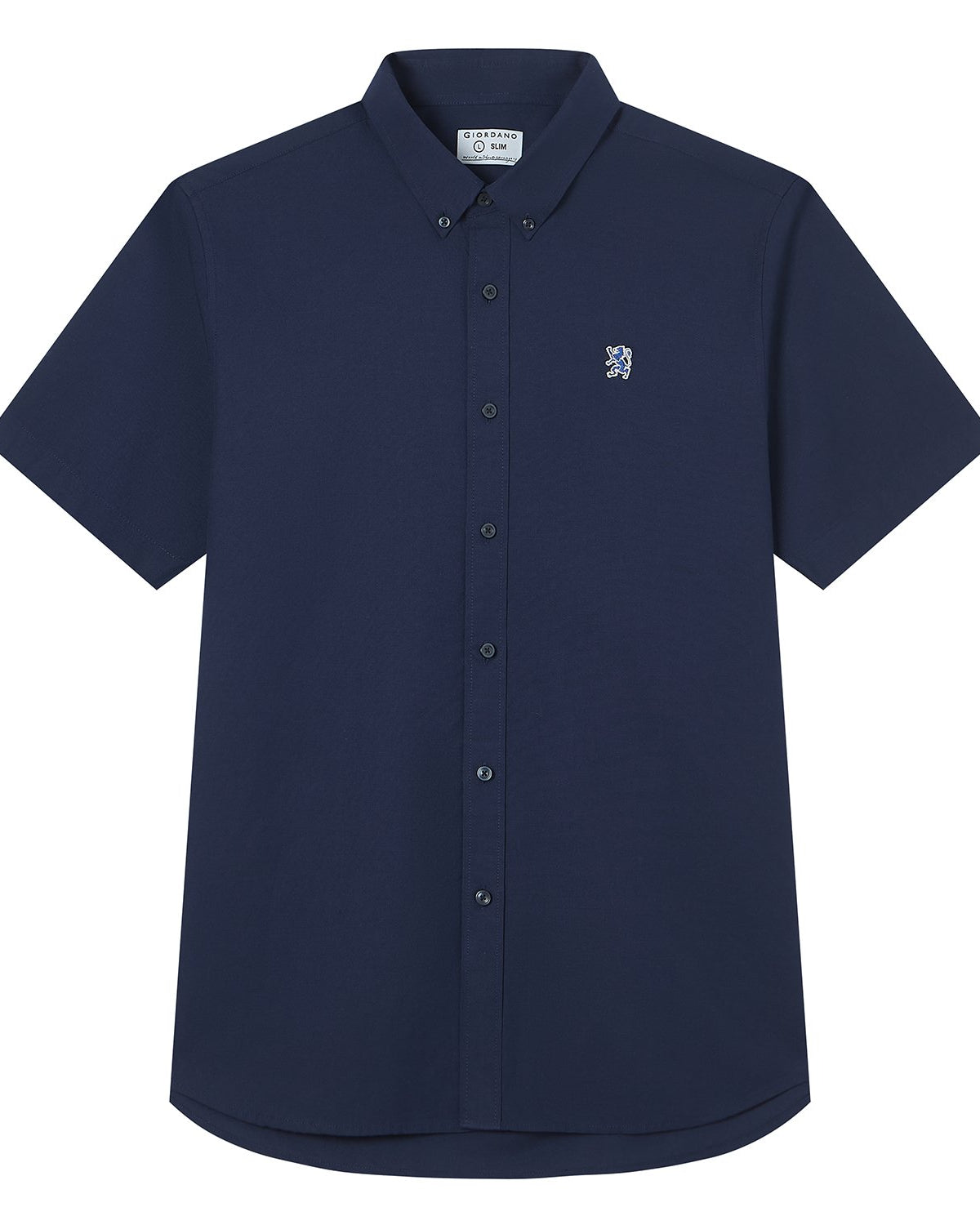Men's Lion Oxford Slim Short Sleeve Shirt - Image 6